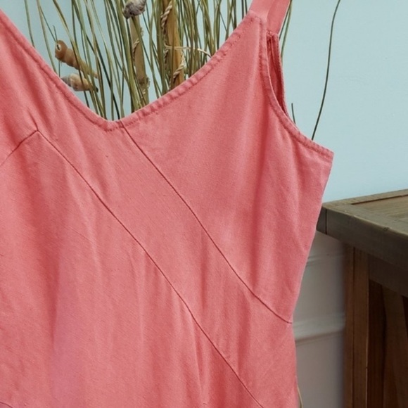 Garnet Hill | Side Zip Linen A-Line Dress - Picture 4 of 6